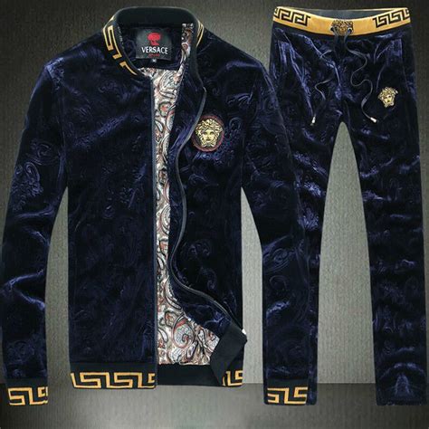 versace tracksuit mens cheap|designer velour tracksuits for men's.